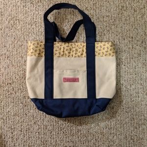 Vineyard Vines Small Tote in Lobster Print